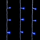 Гирлянда Занавес 2 x 1 м Синий 220В, 200 LED, Провод Прозрачный ПВХ, IP54