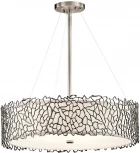 Подвесная люстра на штанге Silver Coral KL-SILVER-CORAL-P-B Kichler