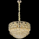 Подвесная люстра Wertmark Sabrina WE133.16.303 (220V, хрусталь, на цепи, круглые)