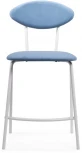 Полубарный стул Woodville Коумо катания дасти блю / белый матовый 516476