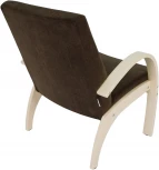 Кресло для отдыха Денди шпон, Ткань ультра шоколад, каркас дуб шампань шпон от фабрики Mebelik