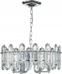 Подвесная люстра Escada Tiara 2111/6S Chrome 1х40Вт Е14, металл/стекло, хром (220V, на цепи, круглые)