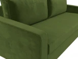 Диван прямой Лига-009 (Зеленый/Микровельвет) Лига Диванов арт.118051