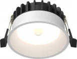 Встраиваемый светильник Maytoni Okno DL055-8W4K-SEN-W (LED, 220V, датчик движения, круглые, IP44)