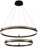 Подвесной светильник Crystal Lux Fernando FERNANDO SP123W LED D600+800 BLACK/GOLD