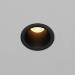 Встраиваемый светильник Maytoni Dip DL116-10W-2.7K-B (LED, 220V, круглые)