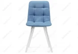Стул на металлокаркасе Чилли голубой / белый