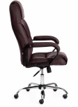 Кресло BERGAMO хром (22) кож/зам, коричневый, 36-36 Tetchair 19369