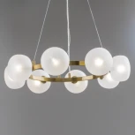 Подвесной светильник Freya Donuts FR5444PL-08BS (220V, на тросе, круглые)