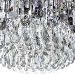 Подвесная люстра каскадная Divinare Bellatrix 3510/02 LM-11 (220V, хрусталь, на тросе)