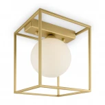 Потолочная люстра Freya Trinity FR5113CL-01G (220V, шар, куб)