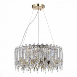 Подвесная люстра Desio SL1655.203.06 ST Luce (220V, хрусталь, подвески, на тросе, круглые)