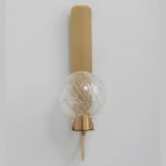 Бра Crystal Lux BELLA AP1 BRASS (LED, 220V, шар)