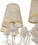 Подвесная люстра Arte Milano AM347620 347620/5 WT+G (220V, подвески, на цепи)