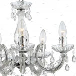 Подвесная люстра Globo Cuimbra II 63116-5 (220V, на цепи, подсвечник, свеча)