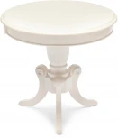 Стол MEEN (MO-ET) дерево гевея/мдф, 59х59х55см, ivory white (слоновая кость 2-5) Tetchair 12488