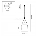 Подвесной светильник Lumion Tristen 3641/1