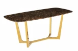 Стол обеденный IST-CASA Ланс DT-2852M.1, 160х90х75 см, коричневый мрамор