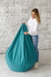 Кресло мешок Dreambag Груша Нефритовый Велюр (3XL, Классический) 5023641