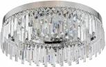Потолочный светильник круглый Indigo LACRIMA V000404 (220V, хрусталь, круглые)