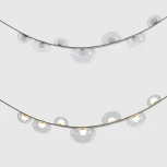 Подвесной светильник светодиодный Crystal Lux BOSQUE SP7 L3000 GREY/TRANSPARENT