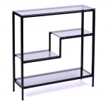 Консольный стол AllConsoles 1014-CB grey черный муар