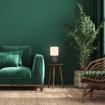 Настольная лампа Escada Diona 10205/T Grey 1x40Вт E14, керамика/ткань, серый (220V, круглые)