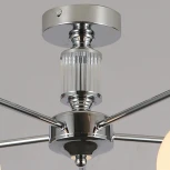 Потолочная люстра на штанге ILLUMICO IL0064-5C-79 CR (220V, шар)