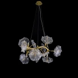 Подвесная люстра iLamp Savage 9070-D600 GD (220V, на тросе, цветы, ветки)
