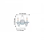 Бра F-Promo Chateau 2164-2W (220V, подсвечник, свеча)