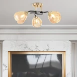 Потолочная люстра на штанге Arte Milano AMALFI 324106/3 FG+BK (220V)