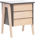 Тумбочка "Сканди" 3 ящ. 2000026701569 Leset
