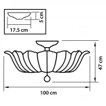 Потолочная люстра Osgona Riccio 705184