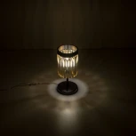 Настольная лампа Мартин CL332812 (220V, хрусталь, подвески, выключатель)