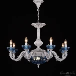 Подвесная люстра Bohemia AL7901 AL79101P/8/250 WMN P Aquamarine/M-1G