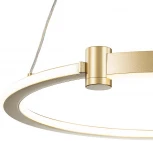 Подвесной светильник 14015/1P Gold Indigo Circolato V000077L (регулировка яркости, LED, 220V, пульт управления, на тросе, кольцо)