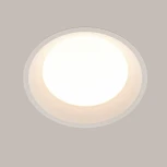 Встраиваемый светильник 24W Maytoni Okno DL055-24W3-4-6K-W (LED, 220V, круглые, IP44)