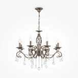 Подвесная люстра Maytoni Grace RC247-PL-08-R (220V, подвески, на цепи, подсвечник, свеча)