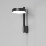 Светильник настенный светодиодный Elektrostandard Tobi 40129/LED 4000K (черный) черный (220V, выключатель, круглые)