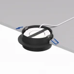 Встраиваемый светильник Denkirs Flat DK2090-BK (220V, круглые)