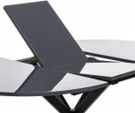 Стол раздвижной Капри со стеклом 2500000188954 Leset