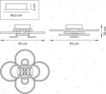 Потолочная люстра Lightstar Breve 749092