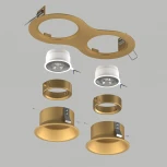 Встраиваемый светильник под LED модуль/ламп МR16 Lightstar Domino D6230303GMOD