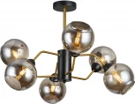 Потолочная люстра на штанге Imex MD.9083-6-S-BK+COP