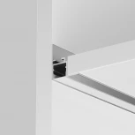 Алюминиевый профиль световая линия встраиваемый под гипсокартон скрытого монтажа 26x30 серебро, 2 м, ALM-2630-S-2M Maytoni 632014