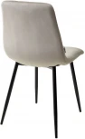 Стул CHILLI G062-37 серый шелк, велюр / черный каркас М-City