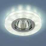 Встраиваемый точечный светильник Elektrostandard 8361-8371 8371 MR16 WH/SL белый/серебро