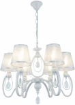 Подвесная люстра Arte Milano AM347203 347203/6 WT+SL (220V, подвески, на цепи)