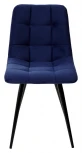 Стул CHILLI-Q темно-синий #H60, велюр / черный каркас