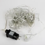 Бахрома светодиодная со статическим свечением, 6м. соединяемая, 80 светодиодов, белый свет Uniel ULD-B6006-080/STK WHITE IP44